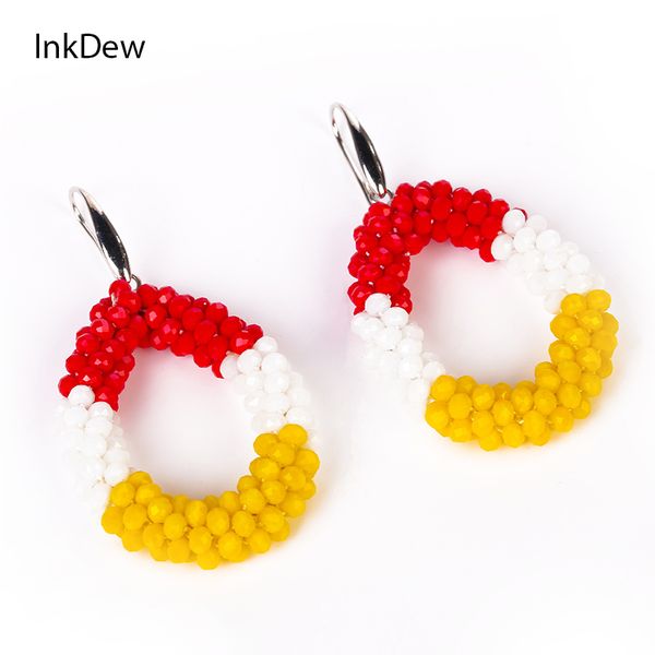 inkdew three in one color water drop earrings for women beads handmade crystal earring big earrings long boho vintage, Silver
inkdew three in one color water drop earrings for women beads handmade crystal earring big earrings long boho vintage, Silver