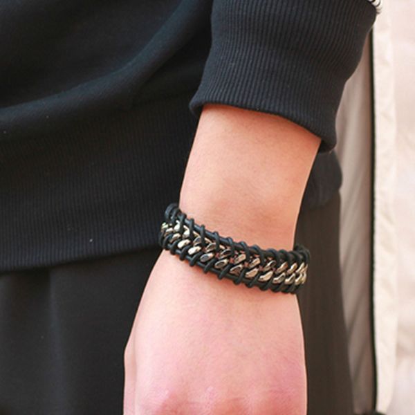 vintage fashion multilayer leather bracelet men fashion braided handmade wristband rope wrap bracelets & bangles male gift, Black
vintage fashion multilayer leather bracelet men fashion braided handmade wristband rope wrap bracelets & bangles male gift, Black