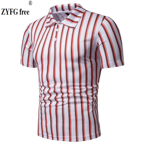 2019 sumemr tide men's turn-down collar shirt striped pattern breathable short sleeve shirt simple style slim mal, White;black
2019 sumemr tide men's turn-down collar shirt striped pattern breathable short sleeve shirt simple style slim mal, White;black