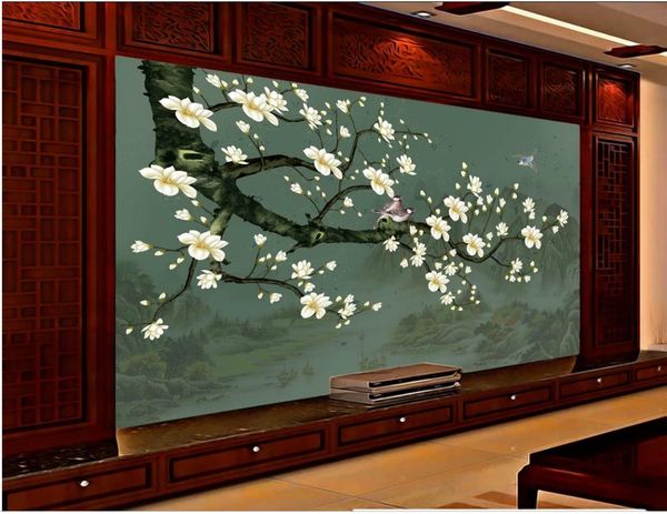 custom wallpapers new chinese style magnolia bird 3d wallpapers background wall decoration painting
custom wallpapers new chinese style magnolia bird 3d wallpapers background wall decoration painting