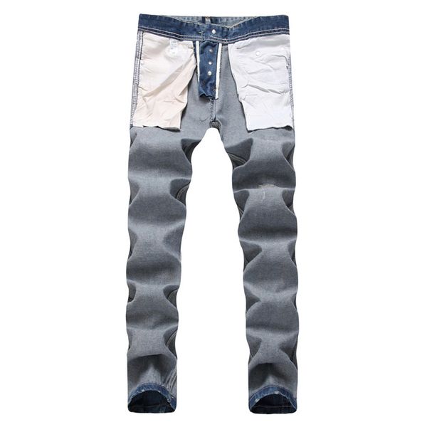 light blue straight long mens jeans mid waist regular washed zipper fly mens jeans male apparel
light blue straight long mens jeans mid waist regular washed zipper fly mens jeans male apparel