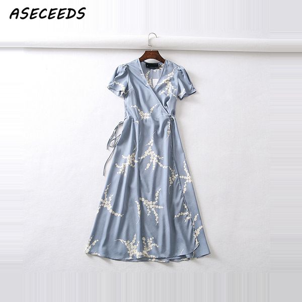 summer flower dot print wrap dress women short sleeve chiffon beach dress korean fashion work vestidos v neck party midi dress, Black;gray
summer flower dot print wrap dress women short sleeve chiffon beach dress korean fashion work vestidos v neck party midi dress, Black;gray