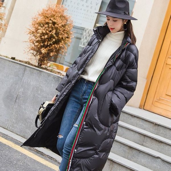 down jacket female star with the paragraph winter new european and american loose white duck women coat female outerwear lady, Black
down jacket female star with the paragraph winter new european and american loose white duck women coat female outerwear lady, Black