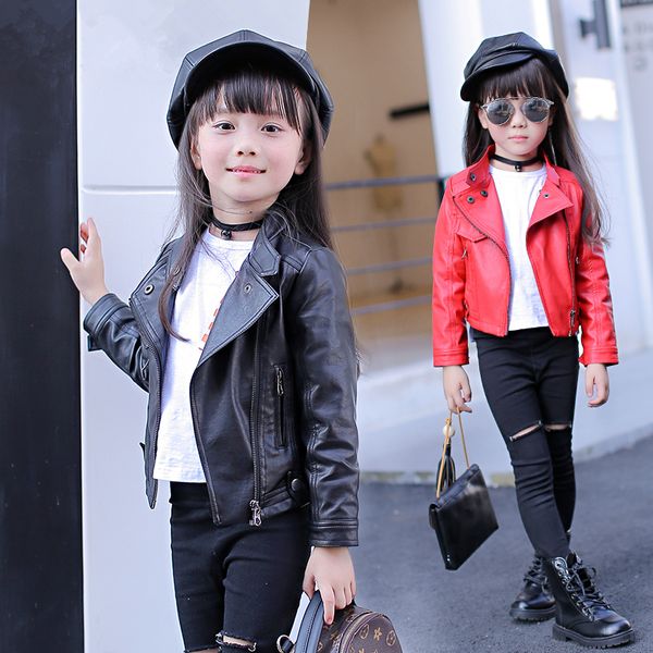 kids clothes jackets for girls 2018 autumn girls coats and jackets children clothing fashion girls leather jacket 3 colors 3-15y, Blue;gray
kids clothes jackets for girls 2018 autumn girls coats and jackets children clothing fashion girls leather jacket 3 colors 3-15y, Blue;gray