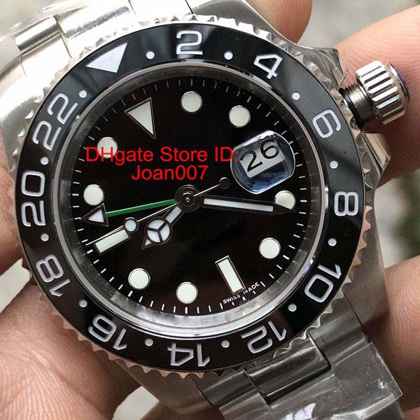 2019 Hot sell Luxury Watches V5 Version GMT Movement Diving Watch Black Ceramic Bezel Sapphire Glass 40mm 116710 Mens GMT Watch Watch
2019 Hot sell Luxury Watches V5 Version GMT Movement Diving Watch Black Ceramic Bezel Sapphire Glass 40mm 116710 Mens GMT Watch Watch
