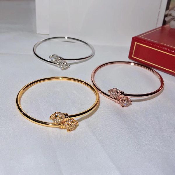 brand s925 silver-plated leopard bracelet zircon set spring opening design sub-gold material trend fashion couple bracelet, Black
brand s925 silver-plated leopard bracelet zircon set spring opening design sub-gold material trend fashion couple bracelet, Black