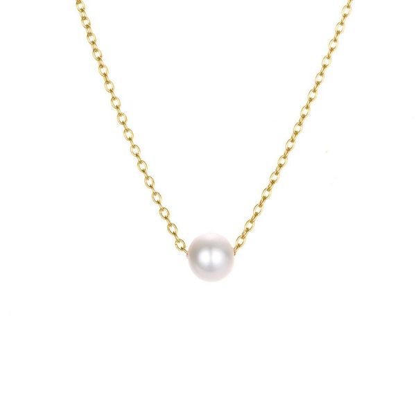 pearl necklace long chain necklace for women dainty stainless steel imitation pearls pendant statement choker couple, Silver
pearl necklace long chain necklace for women dainty stainless steel imitation pearls pendant statement choker couple, Silver