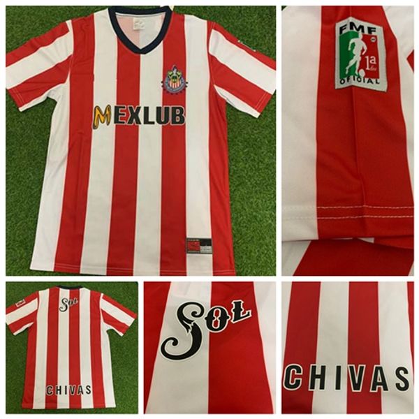 1996 1997 retro chivas guadalajara soccer jerseys 96 97 vintage classic football shirts antique collection uniforms home white camiseta, Black;yellow
1996 1997 retro chivas guadalajara soccer jerseys 96 97 vintage classic football shirts antique collection uniforms home white camiseta, Black;yellow