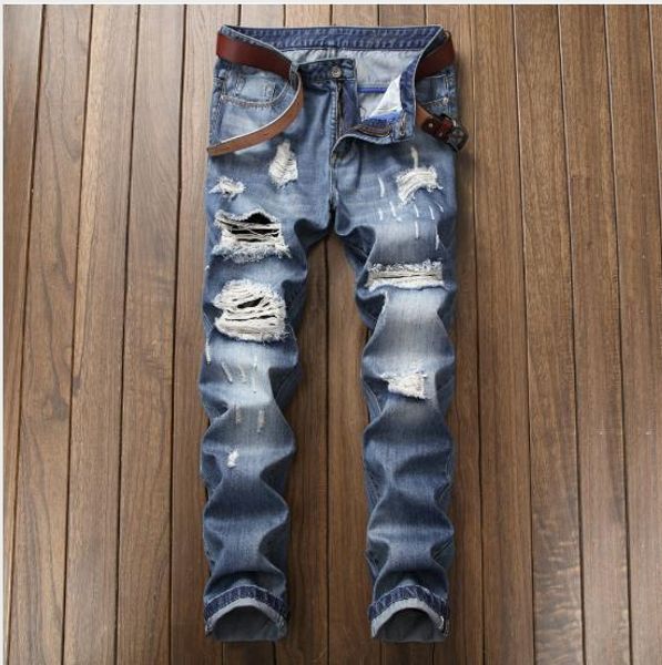 2020 mens designer jean casual fashion patches hole washed hole new arrival welcome to wholesales straight size letters asian size 11, Blue
2020 mens designer jean casual fashion patches hole washed hole new arrival welcome to wholesales straight size letters asian size 11, Blue