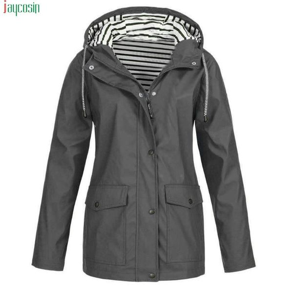 jaycosin female jacket women 2019 solid rain jacket outdoor plus size waterproof hooded raincoat windproof coats and jackets new, Black;brown
jaycosin female jacket women 2019 solid rain jacket outdoor plus size waterproof hooded raincoat windproof coats and jackets new, Black;brown