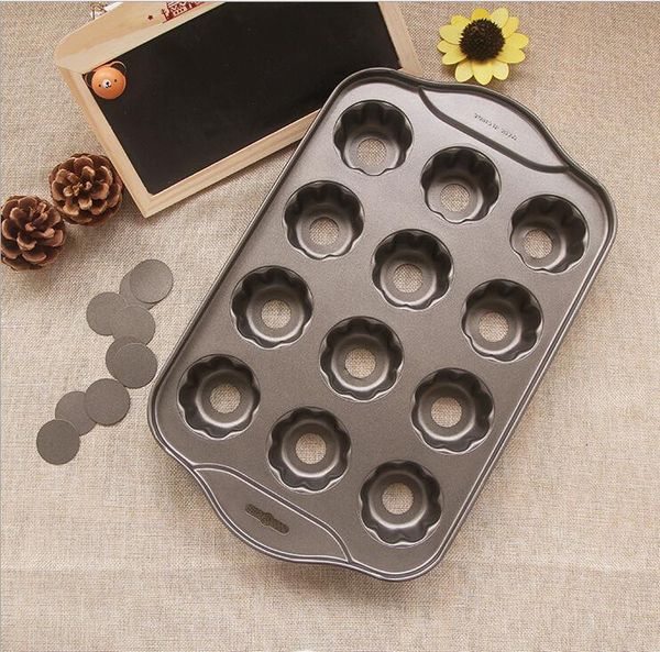 nonstick deluxe 12 mini cheesecake pan flower shaped muffins quiches coffee cake mold diy baking tool with color box
nonstick deluxe 12 mini cheesecake pan flower shaped muffins quiches coffee cake mold diy baking tool with color box