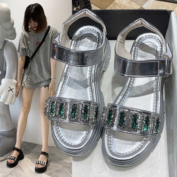 thick-soled sandals female 2020 new summer heightened muffins shoes fairy style sports sandals tide shoes z713, Black
thick-soled sandals female 2020 new summer heightened muffins shoes fairy style sports sandals tide shoes z713, Black