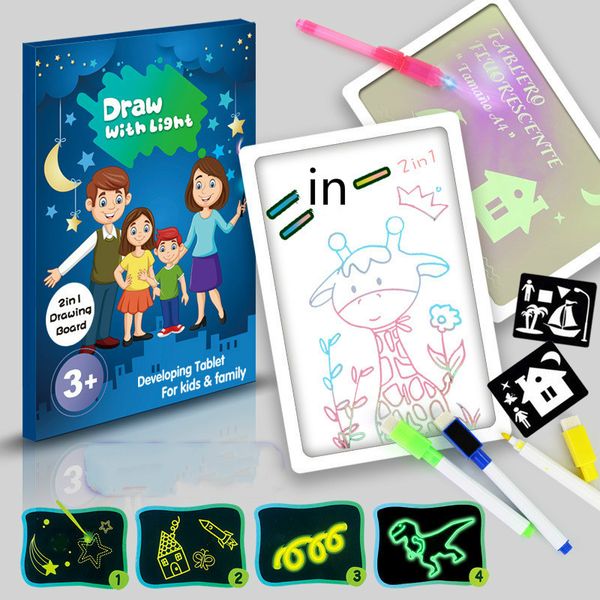 wj1064x15 чертежная доска draw with light coloring флуоресцентная детская волшебная светящаяся ручная доска для письма ночник игрушки принад
wj1064x15 чертежная доска draw with light coloring флуоресцентная детская волшебная светящаяся ручная доска для письма ночник игрушки принад