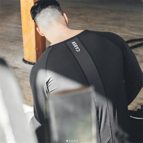 2019 men long sleeve t shirt cotton slim fit gym sport running fitness bodybuilding workout breathable male brand tees, Black;blue
2019 men long sleeve t shirt cotton slim fit gym sport running fitness bodybuilding workout breathable male brand tees, Black;blue