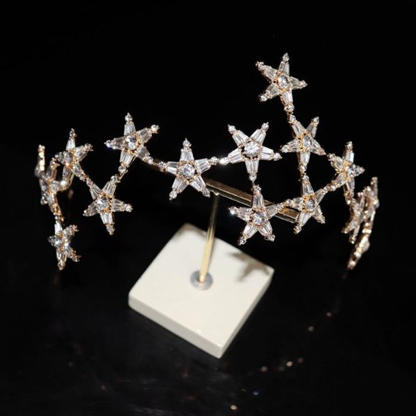 gold color trendy star crystal rhinestones hairband heart crown headband for women shiny girls hair band hair accessories, Golden;white
gold color trendy star crystal rhinestones hairband heart crown headband for women shiny girls hair band hair accessories, Golden;white