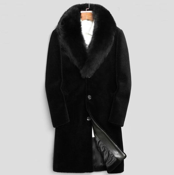 men's fur & faux s/6xl male long section black collar winter autumn outwears oversized warm fake overcoats clothes k1215
men's fur & faux s/6xl male long section black collar winter autumn outwears oversized warm fake overcoats clothes k1215