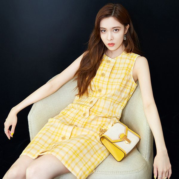 hong kong fairies plaid platycodon sleeveless vest french retro dress summer 2020 new women's wear, Black;gray
hong kong fairies plaid platycodon sleeveless vest french retro dress summer 2020 new women's wear, Black;gray