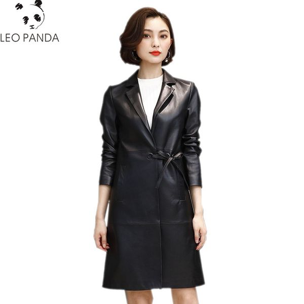 2019 spring autumn new superior quality genuine leather jacket women long natural sheepskin coat female real leather jackets, Black
2019 spring autumn new superior quality genuine leather jacket women long natural sheepskin coat female real leather jackets, Black