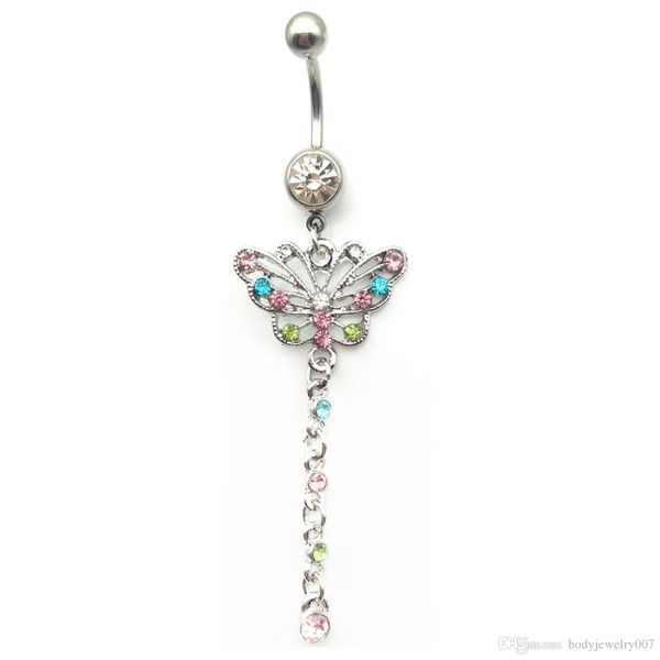 d0190 ( 1 color ) the bowknot style 025-01 as imaged color piercing body jewelry belly button navel rings with as imaged, Silver
d0190 ( 1 color ) the bowknot style 025-01 as imaged color piercing body jewelry belly button navel rings with as imaged, Silver