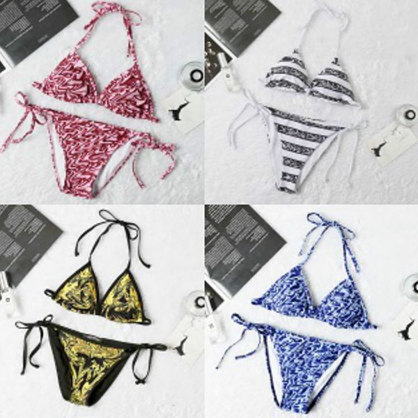 women designer bikini fashion two pieces swimwear 2020 new brand letter printed fashion bikinis women luxury bikinis swimwear wholesale, White;black
women designer bikini fashion two pieces swimwear 2020 new brand letter printed fashion bikinis women luxury bikinis swimwear wholesale, White;black