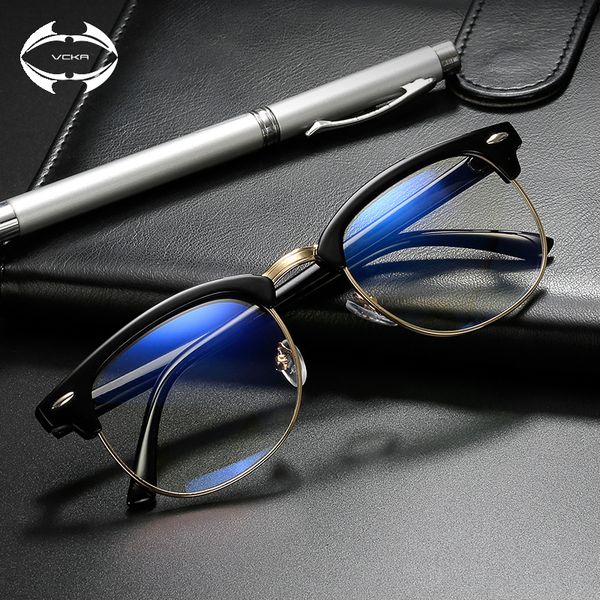 vcka square metal eyeglasses anti blue ray computer glasses women men thin optics prescription spectacle frames game eyewear, Silver
vcka square metal eyeglasses anti blue ray computer glasses women men thin optics prescription spectacle frames game eyewear, Silver