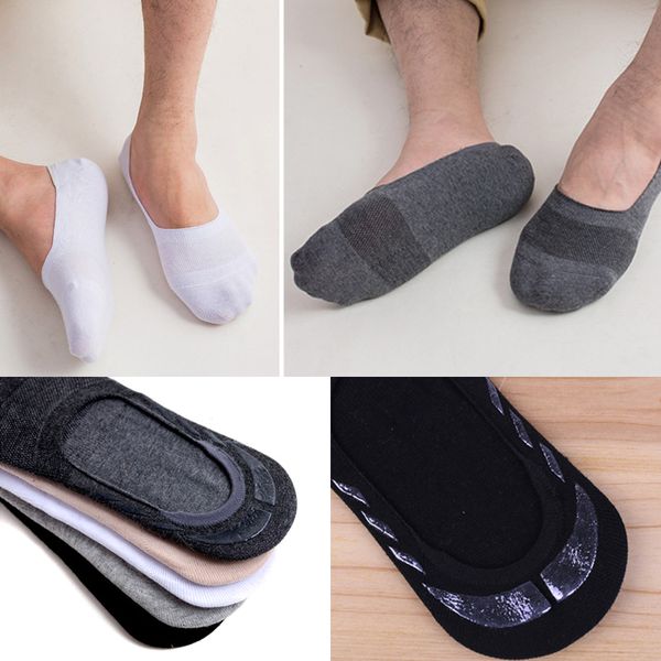 5 pairs breathable mesh socks men invisible non-slip silicone cotton socks summer m88, Black
5 pairs breathable mesh socks men invisible non-slip silicone cotton socks summer m88, Black