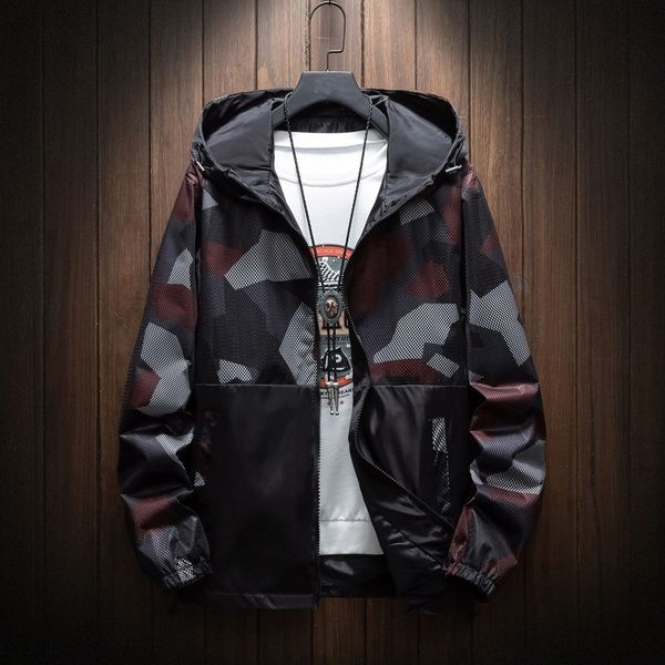 tide nice autumn hooded jackets men's autumn casual camouflage printing patchwork plus size hoodie thin coat, Black;brown
tide nice autumn hooded jackets men's autumn casual camouflage printing patchwork plus size hoodie thin coat, Black;brown
