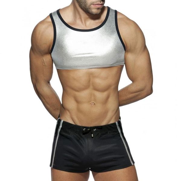 mens 2 piece outfits set crop + shorts club suit muscle sleeveless vest clubwear slim fit tracksuit tank fitness tee, Black;blue
mens 2 piece outfits set crop + shorts club suit muscle sleeveless vest clubwear slim fit tracksuit tank fitness tee, Black;blue