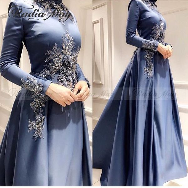 арабское синее атласное вечернее платье с длинными рукавами kaftan dubai со съемным шлейфом с высоким вырезом и бисером мусульманские вечерн, White;black
арабское синее атласное вечернее платье с длинными рукавами kaftan dubai со съемным шлейфом с высоким вырезом и бисером мусульманские вечерн, White;black