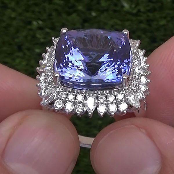 purple stone ring flower white stone ring silver pattern heart of purple ocean tanzanite for wemmen wedding/party,size5-6789-10, Golden;silver
purple stone ring flower white stone ring silver pattern heart of purple ocean tanzanite for wemmen wedding/party,size5-6789-10, Golden;silver