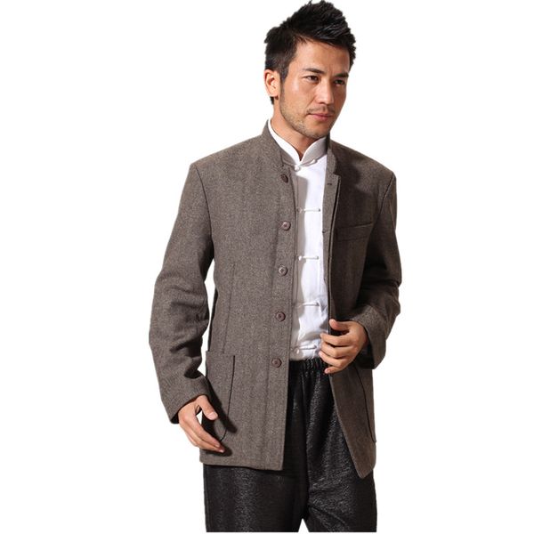 2017 new arrival brown chinese traditional men's jacket striped wool coat middle-aged chinese tunic suit s m xl xxl xxxl, Black;brown
2017 new arrival brown chinese traditional men's jacket striped wool coat middle-aged chinese tunic suit s m xl xxl xxxl, Black;brown
