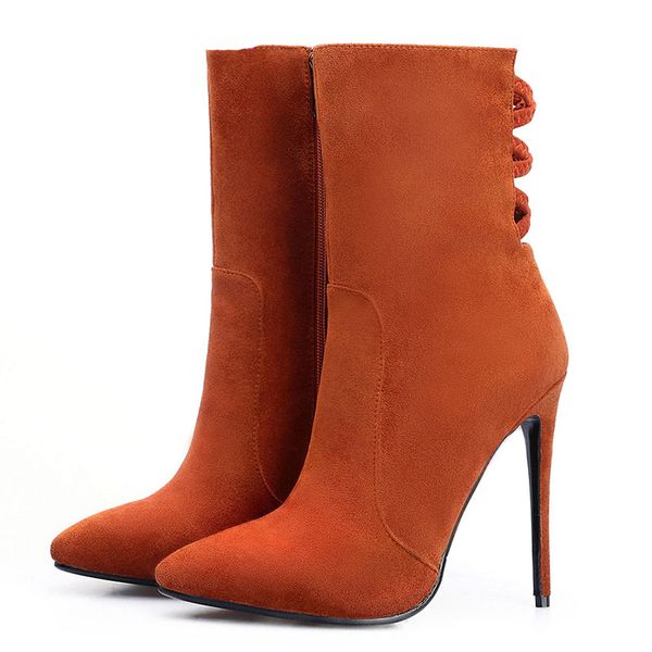 Zipper Botas Mujer High Stiletto Heels Sexy Hollow Out Ankle Boots For Women Pointed Toe Sapatos Femininas Female, Black
Zipper Botas Mujer High Stiletto Heels Sexy Hollow Out Ankle Boots For Women Pointed Toe Sapatos Femininas Female, Black
