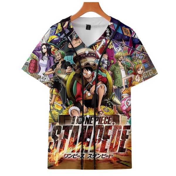 one piece: stampede print baseball jacket men/women summer fashion casual harajuku soft short sleeve jacket sale, Black;brown
one piece: stampede print baseball jacket men/women summer fashion casual harajuku soft short sleeve jacket sale, Black;brown