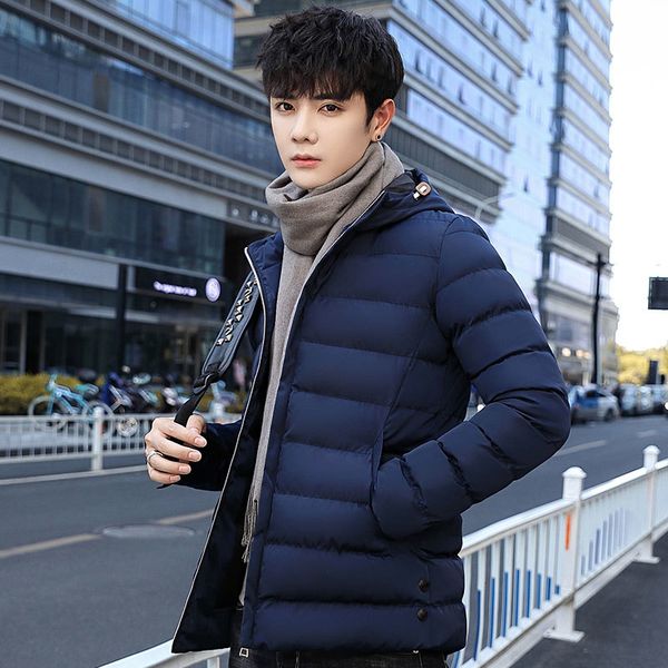 2019 uyuk winter fashion trend cool casual slim temperament zipper men hooded cotton jacket clothes masculino homme, Black
2019 uyuk winter fashion trend cool casual slim temperament zipper men hooded cotton jacket clothes masculino homme, Black