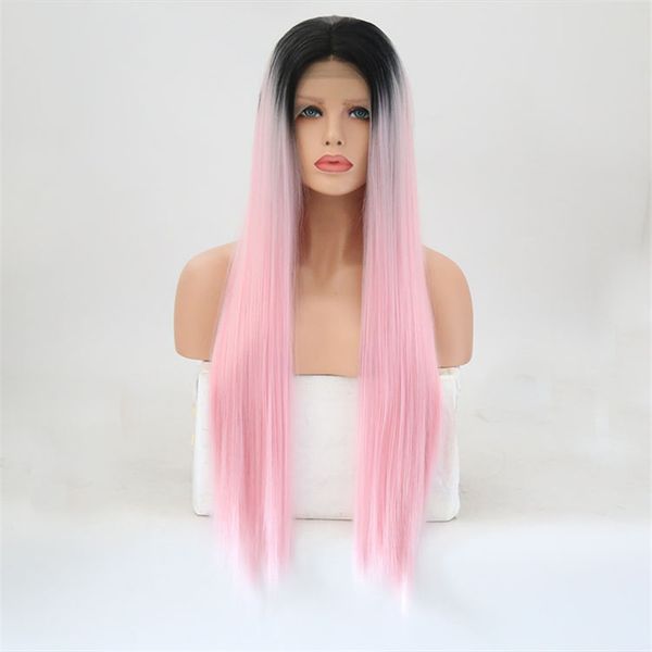 rongduoyi ombre pink synthetic lace front wigs long straight hair cosplay black roots ombre wig glueless heat fiber hair wigs
rongduoyi ombre pink synthetic lace front wigs long straight hair cosplay black roots ombre wig glueless heat fiber hair wigs
