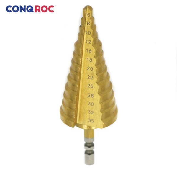 6~35mm step drill bit set hex shank hss4241 titanium coating pagoda drill bit wood metal hole cutter hole opener
6~35mm step drill bit set hex shank hss4241 titanium coating pagoda drill bit wood metal hole cutter hole opener
