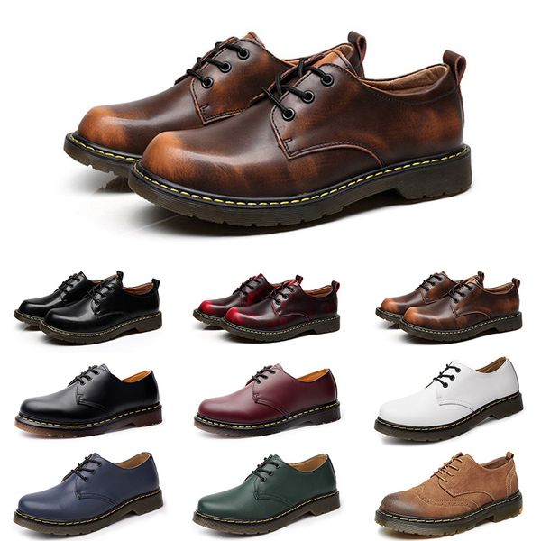 2020 designer casual shoes men leather black white blue brown business fashion platform flat party mens trainers sneaker size 38-45 color18
2020 designer casual shoes men leather black white blue brown business fashion platform flat party mens trainers sneaker size 38-45 color18