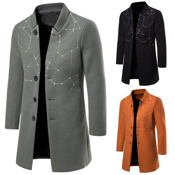 winter men's jacket fashion fleece lined warm woolen coat autumn coat men's wool blend jacket wear, Black
winter men's jacket fashion fleece lined warm woolen coat autumn coat men's wool blend jacket wear, Black