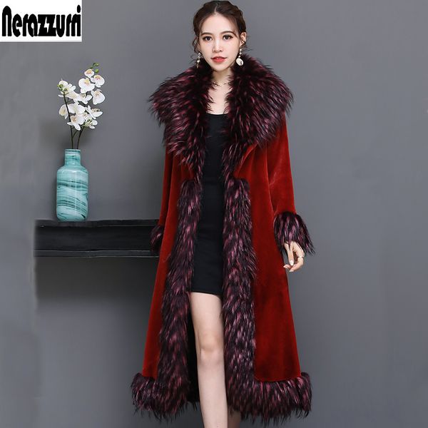 nerazzurri luxury runway coat women 2019 winter red furry faux fur coat women with fur collar plus size overcoat 5xl 6xl 7xl, Black
nerazzurri luxury runway coat women 2019 winter red furry faux fur coat women with fur collar plus size overcoat 5xl 6xl 7xl, Black