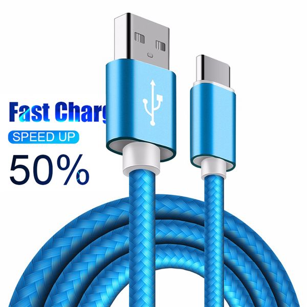 

Standard length fa t charging 1m 3ft 2m 6ft type c phone cable data ync cord for am ung note 10 8 8 9 plu htc lg android charger cable