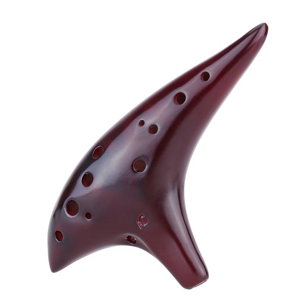 12 holes ceramic ocarina flute alto c smoked burn submarine style musical instrument with music score for beginner
12 holes ceramic ocarina flute alto c smoked burn submarine style musical instrument with music score for beginner