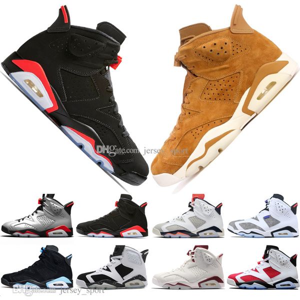 athletic 2019 bred vi 6 6s mens basketball shoes infrared 23 3m reflective tinker slam dunk cny wheat men sports sneakers designer trainers, White;red
athletic 2019 bred vi 6 6s mens basketball shoes infrared 23 3m reflective tinker slam dunk cny wheat men sports sneakers designer trainers, White;red