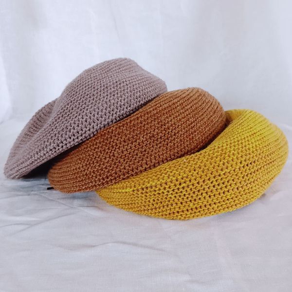 maxsiti u new style beret pure color knitted wool women's hat fashionable autumn and winter hat, Blue;gray
maxsiti u new style beret pure color knitted wool women's hat fashionable autumn and winter hat, Blue;gray