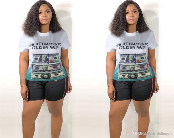 womens summer designer dollars print tshirts crew neck short sleeve fashion feamle clothing plus size casual apparel, White
womens summer designer dollars print tshirts crew neck short sleeve fashion feamle clothing plus size casual apparel, White