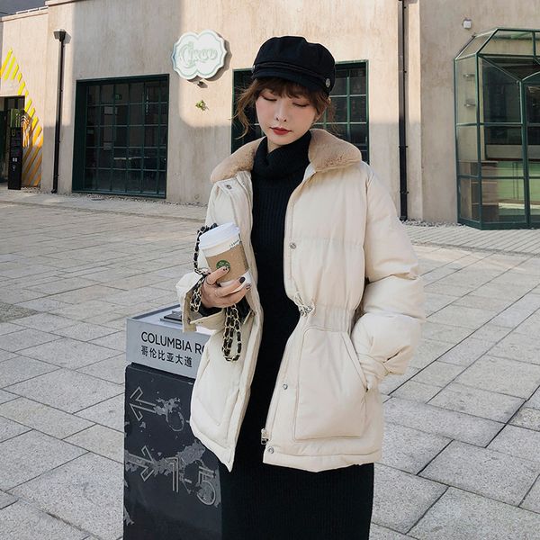 winter 2018 new style slender waist collar cotton jacket thickened cotton clothes pure kf5614, Black
winter 2018 new style slender waist collar cotton jacket thickened cotton clothes pure kf5614, Black