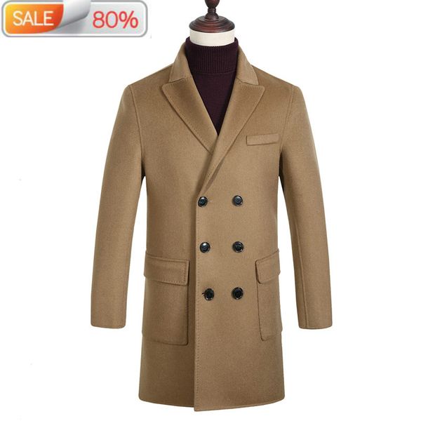 new double-sided wool men double breasted cashmere long coat mens overcoat peacoat man jacket erkek mont 209 b21471, Black
new double-sided wool men double breasted cashmere long coat mens overcoat peacoat man jacket erkek mont 209 b21471, Black