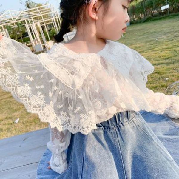 girls' lace shirt spring 2020 korean baby girl ruffled sweet bottoming shirt kids girls lovely lace toddler princess blouse, White;black
girls' lace shirt spring 2020 korean baby girl ruffled sweet bottoming shirt kids girls lovely lace toddler princess blouse, White;black