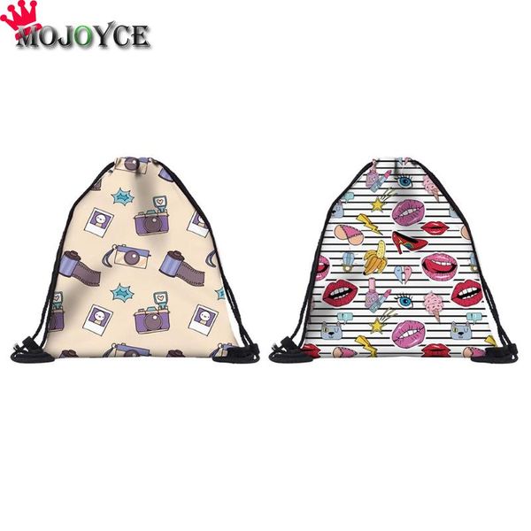 women men 3d digital printing outdoor drawstring backpack girls beach sports travel shoulder bags
women men 3d digital printing outdoor drawstring backpack girls beach sports travel shoulder bags