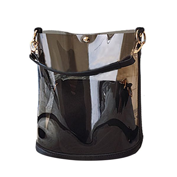 2 pcs casual tote bag women transparent bucket handbags for women pvc jelly bag ladies high capacity shoulder bags female
2 pcs casual tote bag women transparent bucket handbags for women pvc jelly bag ladies high capacity shoulder bags female