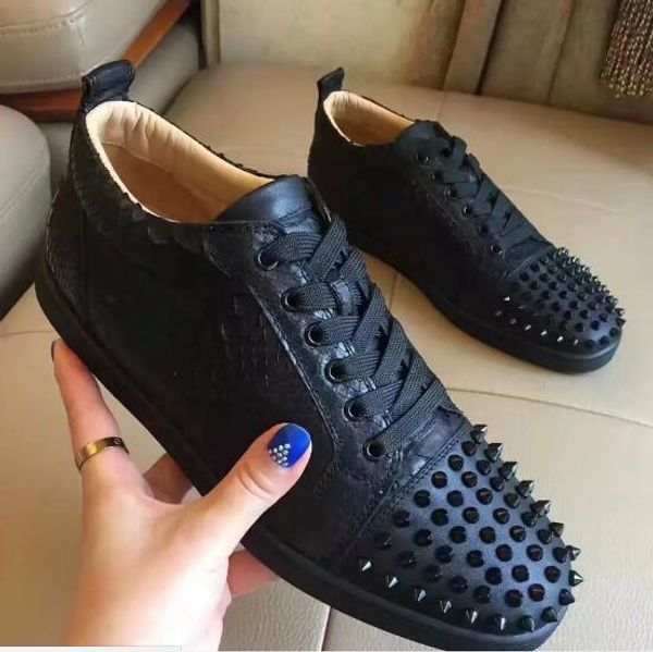 2018 new arrival famous design mens women black snake & spikes low red bottom sneakers,brand casual shoes 36-47 drop shipping
2018 new arrival famous design mens women black snake & spikes low red bottom sneakers,brand casual shoes 36-47 drop shipping